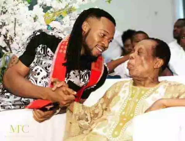 Flavour Shares Photo With His Dad To Celebrate Father